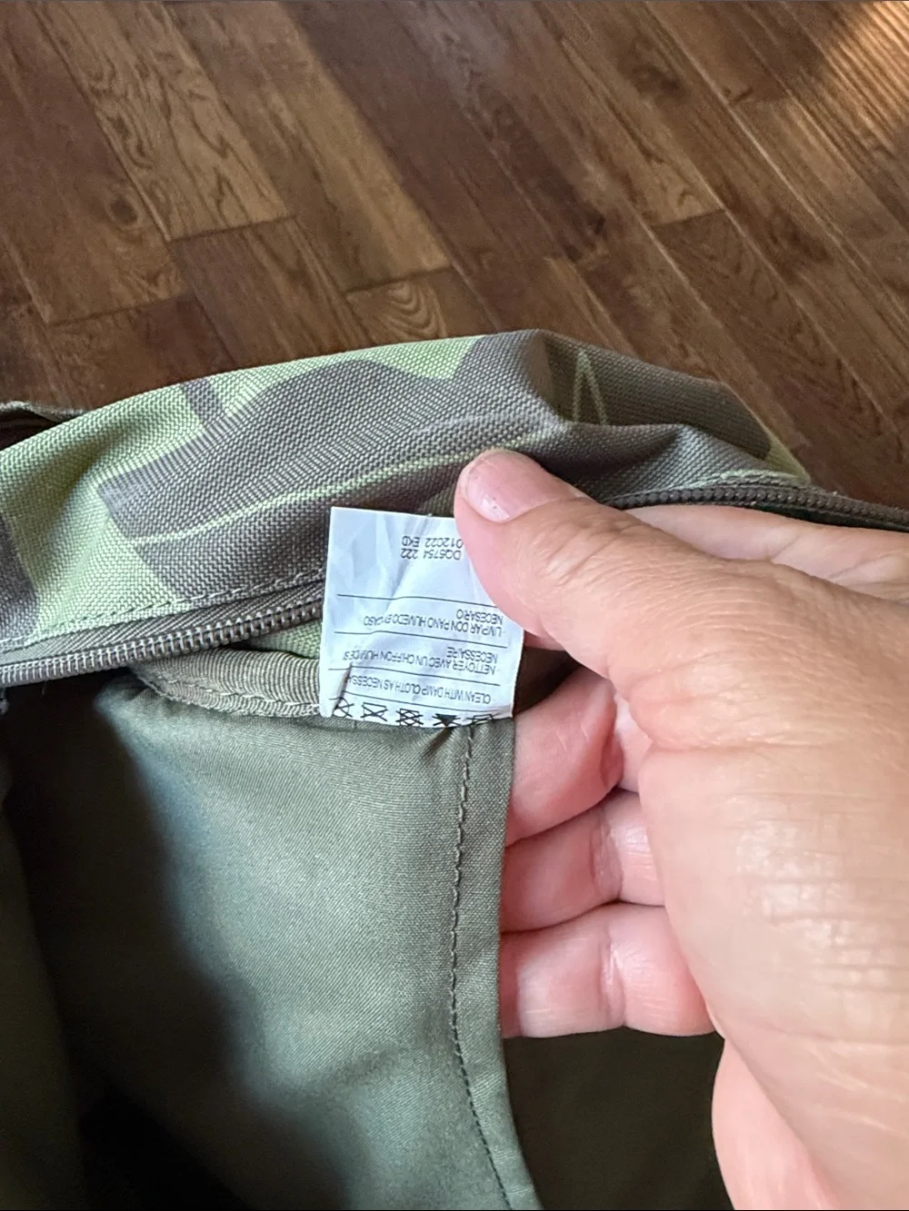 Nike Olive Camo Backpack for Men 2 L